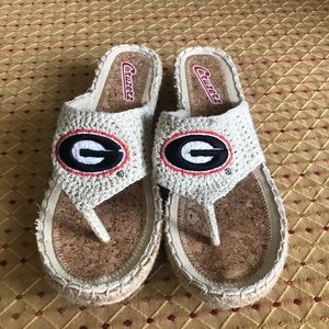 UGA Georgia Sandals